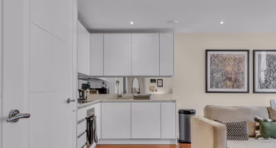 Fully equipped kitchen at Chancery Lane Apartments by MySquare