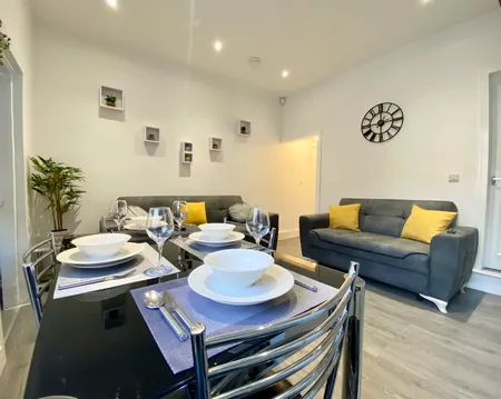 Living area at Emerald Living