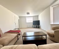 Living room at Bicester apartment