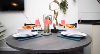 Dining space at Overstone