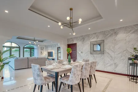 Luxury dining space at Luxe 6-Bedroom Villa @ Frond B, Palm Jumeirah
