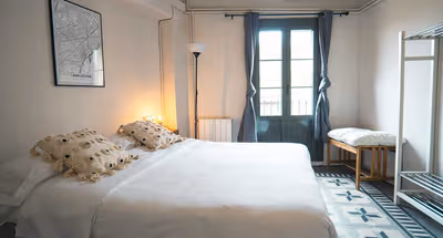 Bedroom at Barcelona Ramblas Service Apartments