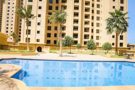 4th Floor 2 BR Apartment in JBR