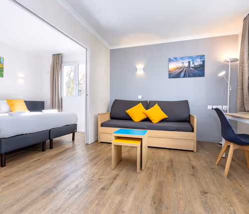 Living area - 1 bed apartment