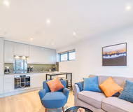 Fully equipped kitchen at Central Apartments