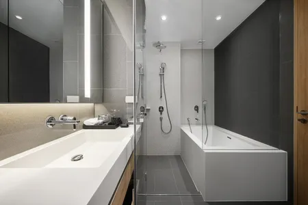 Bathroom at Sukhumvit Road Suites