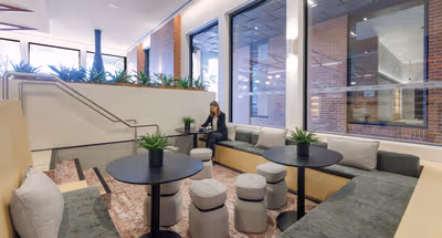 Living area at Therry Street Apartments