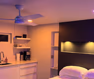 living space at Modern Studio Domus