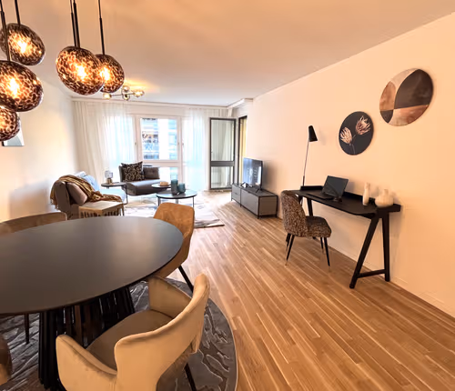 Living area - 1 bed apartment