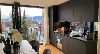 Senior 1-bedroom apartment with balcony