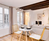 Charming One-Bedroom Apartment near Rue Rivoli - Mobility Lease Only