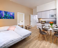 Living room - 1 bed apartment