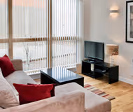 Bright living area at Byron House Apartment Cambridge