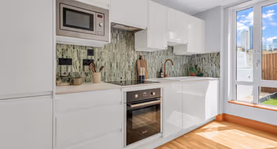 Kitchen at Canary Gateway at Limehouse by MySquare