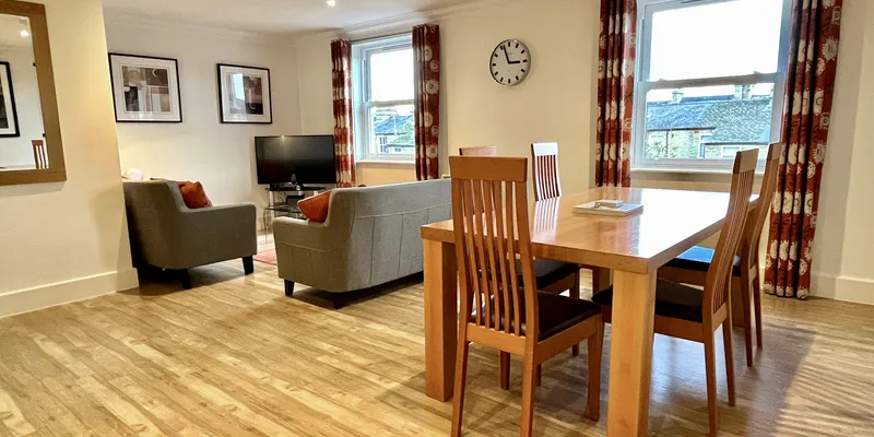 Living Area at Manor House Duplex 2 Bedroom 2 Bathroom