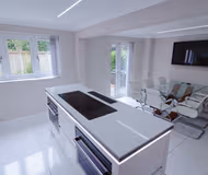 Fully equipped kitchen in 4 bed at Barton Close Serviced Accommodation