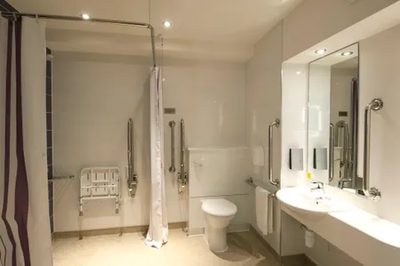 Bathroom at Premier Inn UK