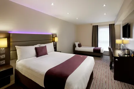 Superior bedroom in Premier Inn UK