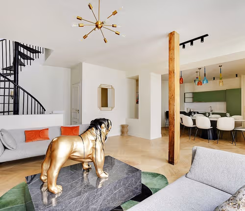 Incredible Duplex in Saint-Germain With Private Movie Theatre and Gym
