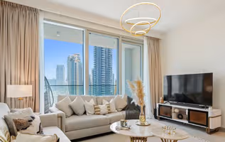 Three Bedroom Apartment near Downtown with Burj Khalifa View