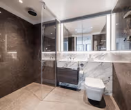 Luxury bathroom at Thames City Apartments