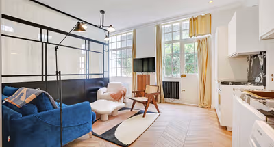 Living Room with Sofa Bed