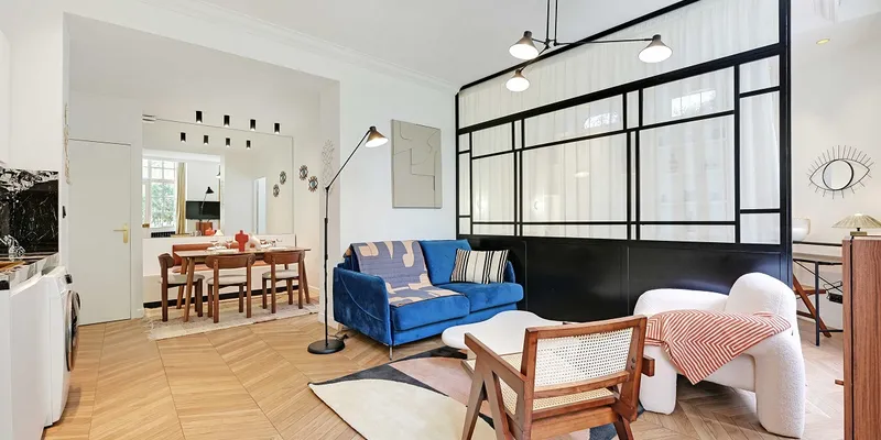 Living Room with Sofa Bed