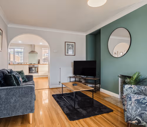 Bright living area at 23 Bents Close