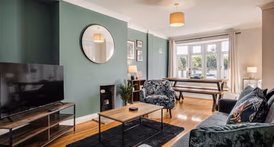 Bright living area at 23 Bents Close