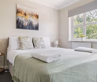 King sized bedroom at 77 Haynes Road