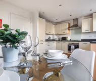 Dining space at 8 King Alfred Way