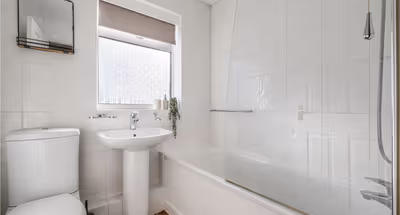 Bathroom at 23 Bents Close