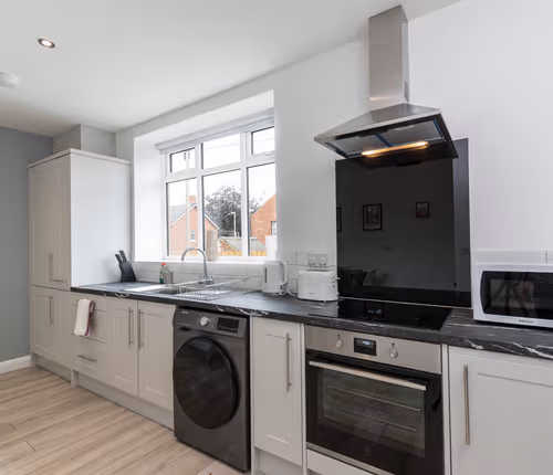 Fully equipped kitchen at 48 Belvedere Road