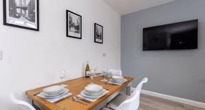 Dining space at 48 Belvedere Road