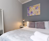 Double bed bedroom at 55 Barron Street