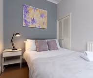 Double bed bedroom at 55 Barron Street