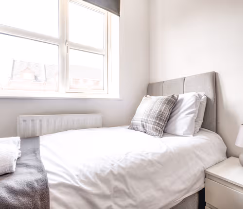 Single bed bedroom at 5A Miller Road