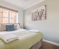 King sized bedroom at 77 Haynes Road