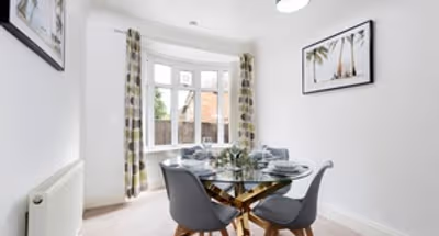 Dining area at Milburn Crescent