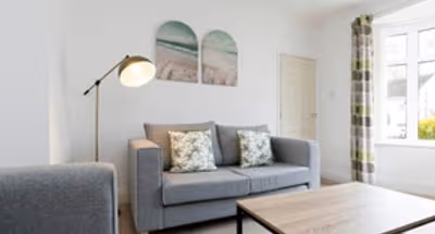 Bright living room at Milburn Crescent