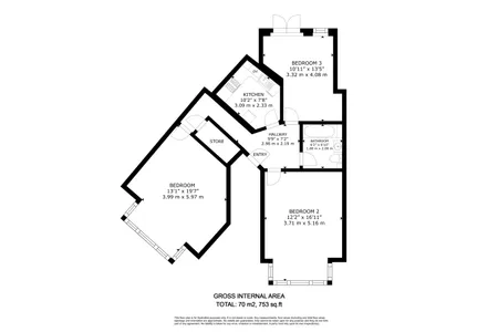 Floor plan of Caledonian road near Emirates by MySquare