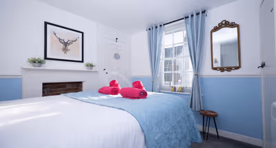 Double bed bedroom at The Little Marlowe