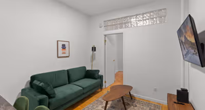 Living space - 1 bed apartment