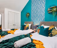 Luxury bedroom at 13 Herschel Place