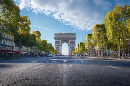 Exterior of Champs Elysees apartment