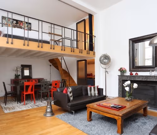 Champs Elysées | Hausmann 2 BR | Fireplace