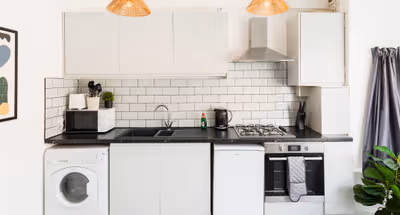 Fully equipped kitchen at Dale Street Apartment