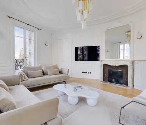 Luxury apartment with balcony