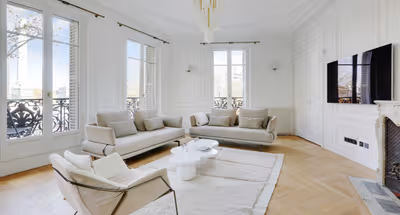 Luxury apartment with balcony