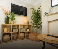 Living area at Stunning 2 Bedroom Home | Free Parking and Wifi
